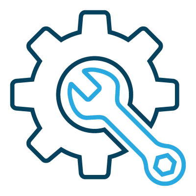 gear and wrench icon